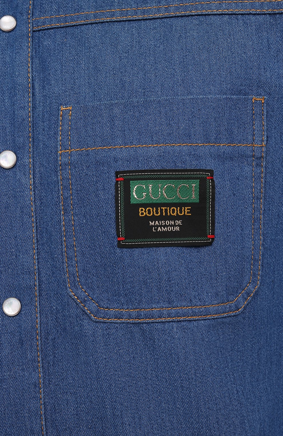 Джинсовая рубашка GUCCI, арт. 655704/XDBL2, фото 5