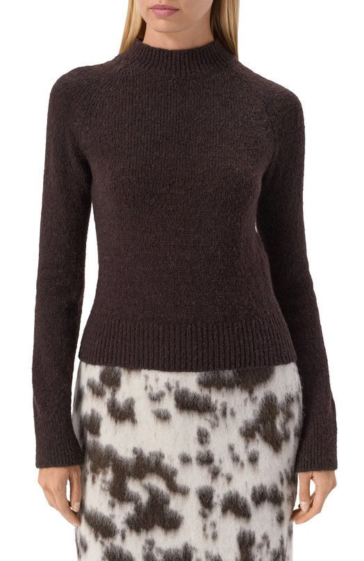 Шерстяной свитер Dries Van Noten 011225-2709-704 Коричневый  011225-2709-704 Фото 3
