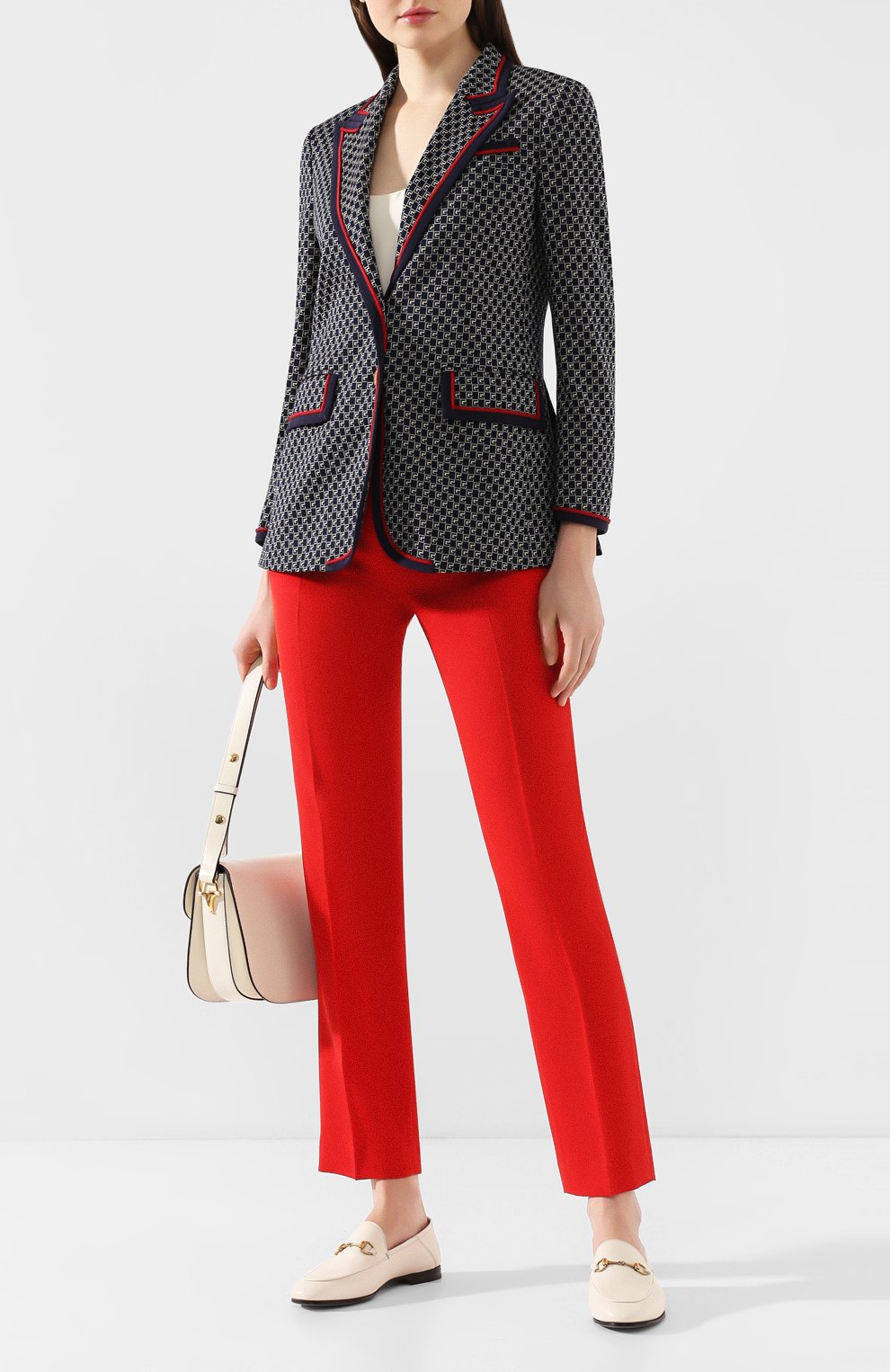 Хлопковый жакет GUCCI, арт. 609334/ZAC6I, фото 2