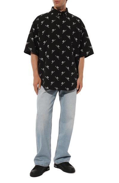 Хлопковая рубашка BALENCIAGA, арт. 681702/TQL14, фото 2