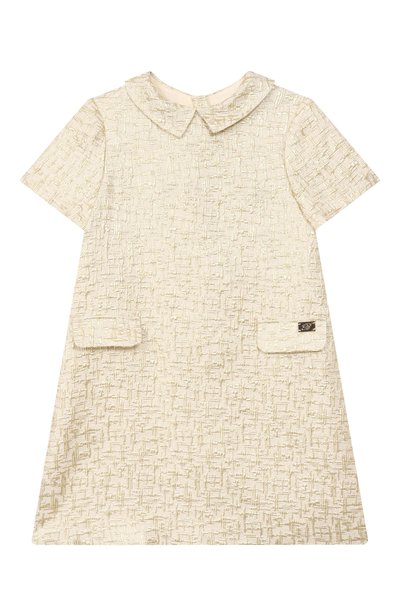 Платье из шелка и хлопка BLUMARINE, арт. BFAB0780/SE010_001