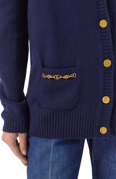 Кашемировый кардиган GUCCI, арт. 662187/XKBYJ, фото 5