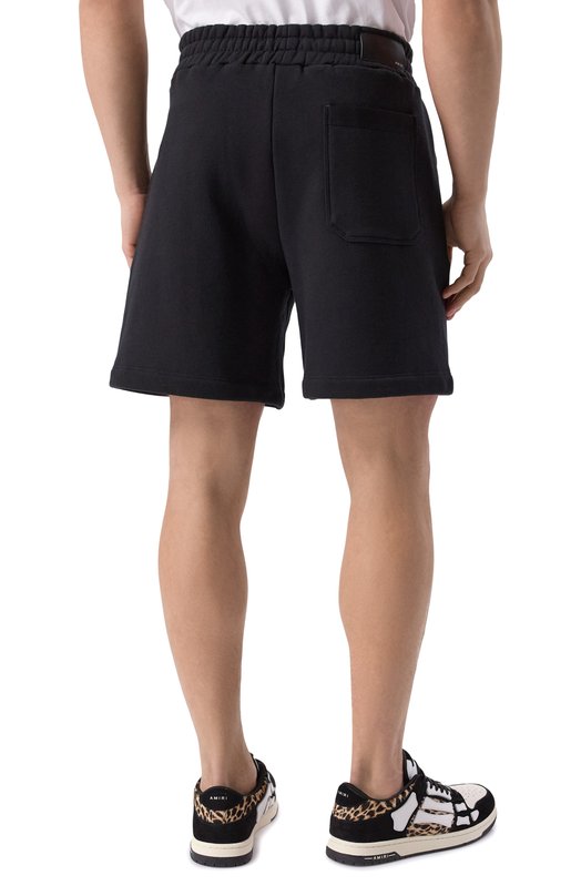 Хлопковые шорты Amiri AMJYSH1024 Чёрный  AMJYSH1024 Фото 4