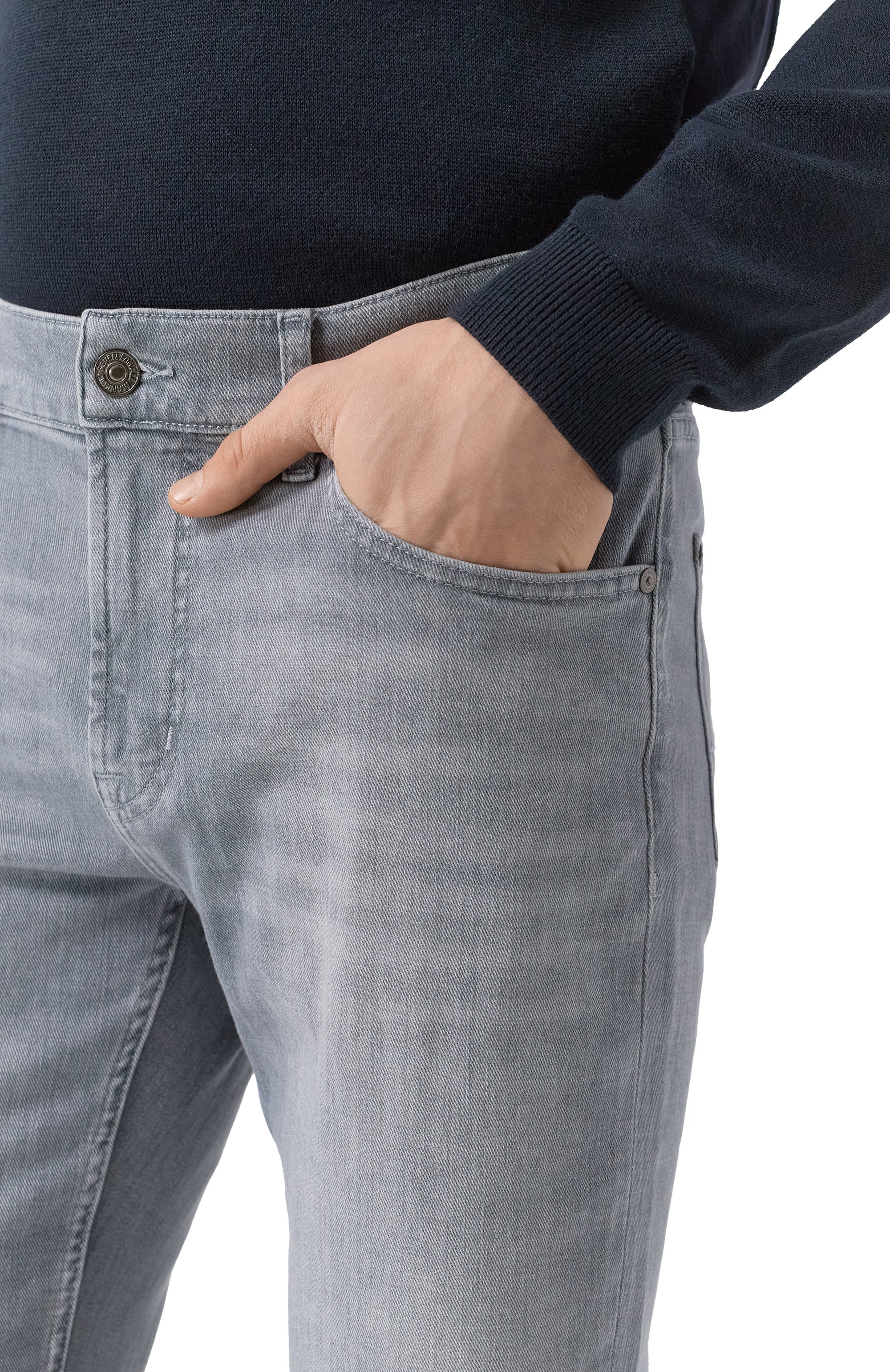 Джинсы slimmy tapered 7 FOR ALL MANKIND, арт. 7T042R88, фото 5