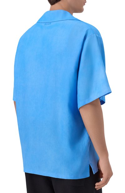 Рубашка из лиоцелла MSGM, арт. 4040ME08X/267009, фото 4