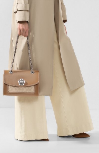 Сумка COACH бежевого цвета по цене 49750 руб., арт. 89112, фото 2 Сумка COACH, арт. 89112, фото 2