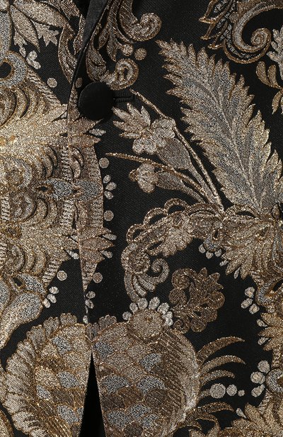 Однобортный пиджак DOLCE & GABBANA золотого цвета по цене 382500 руб., арт. G2JP9T/HJMAH, фото 5 Однобортный пиджак DOLCE & GABBANA, арт. G2JP9T/HJMAH, фото 5