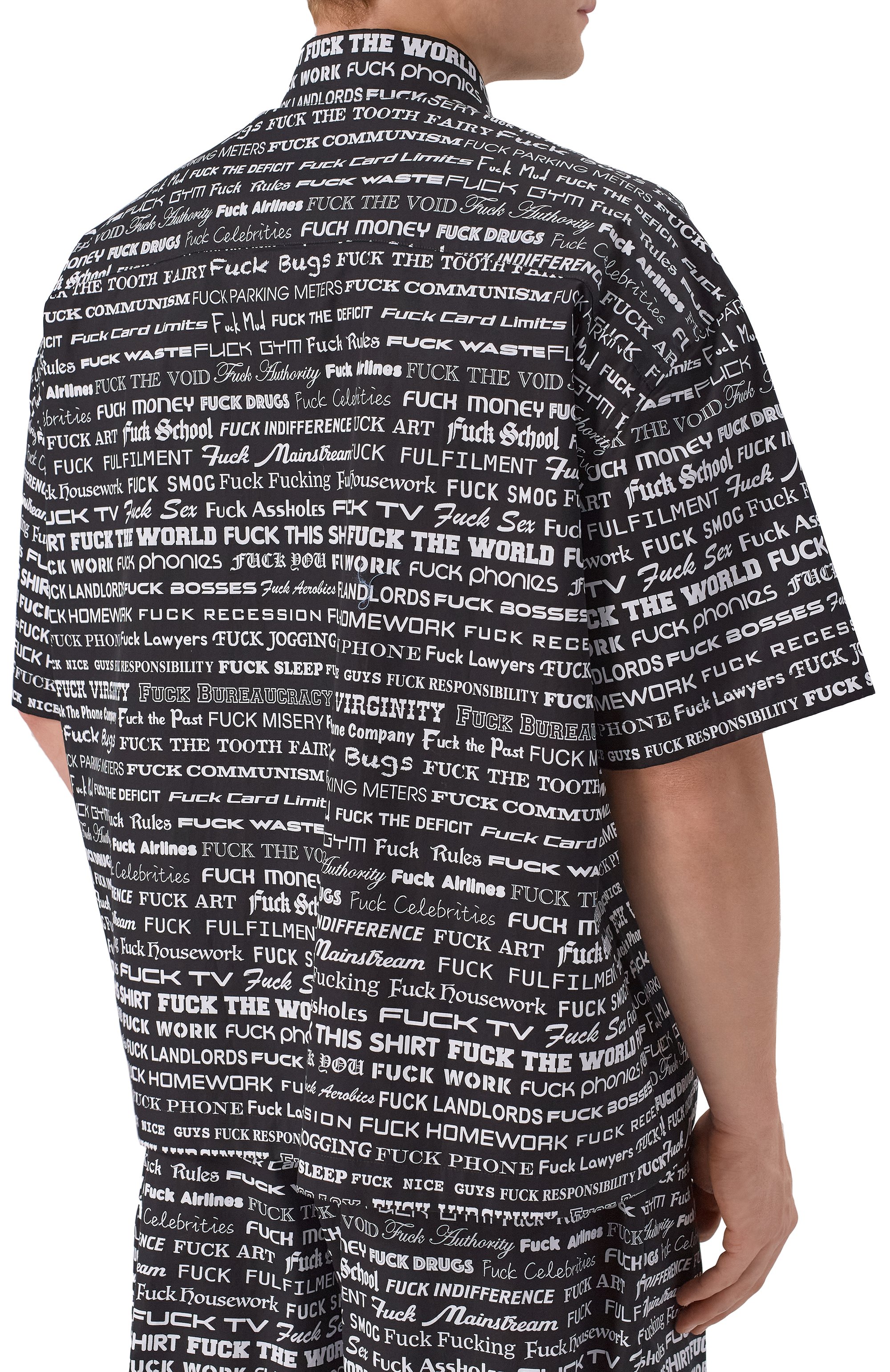 Хлопковая рубашка VETEMENTS, арт. UH76SH580B, фото 4