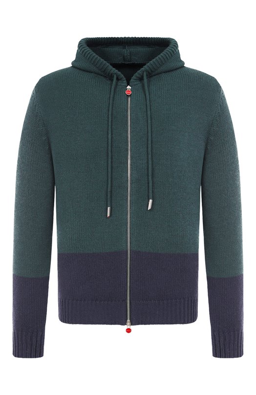 Кашемировый кардиган Kiton UMK0799A0061 Зелёный UMK0799A0061