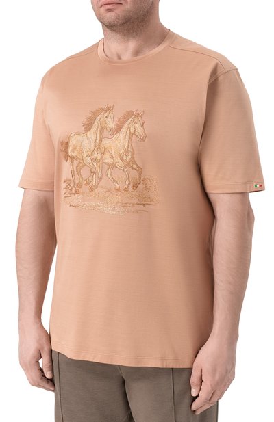 Хлопковая футболка STEFANO RICCI, арт. MNH6205360/TE001, фото 3