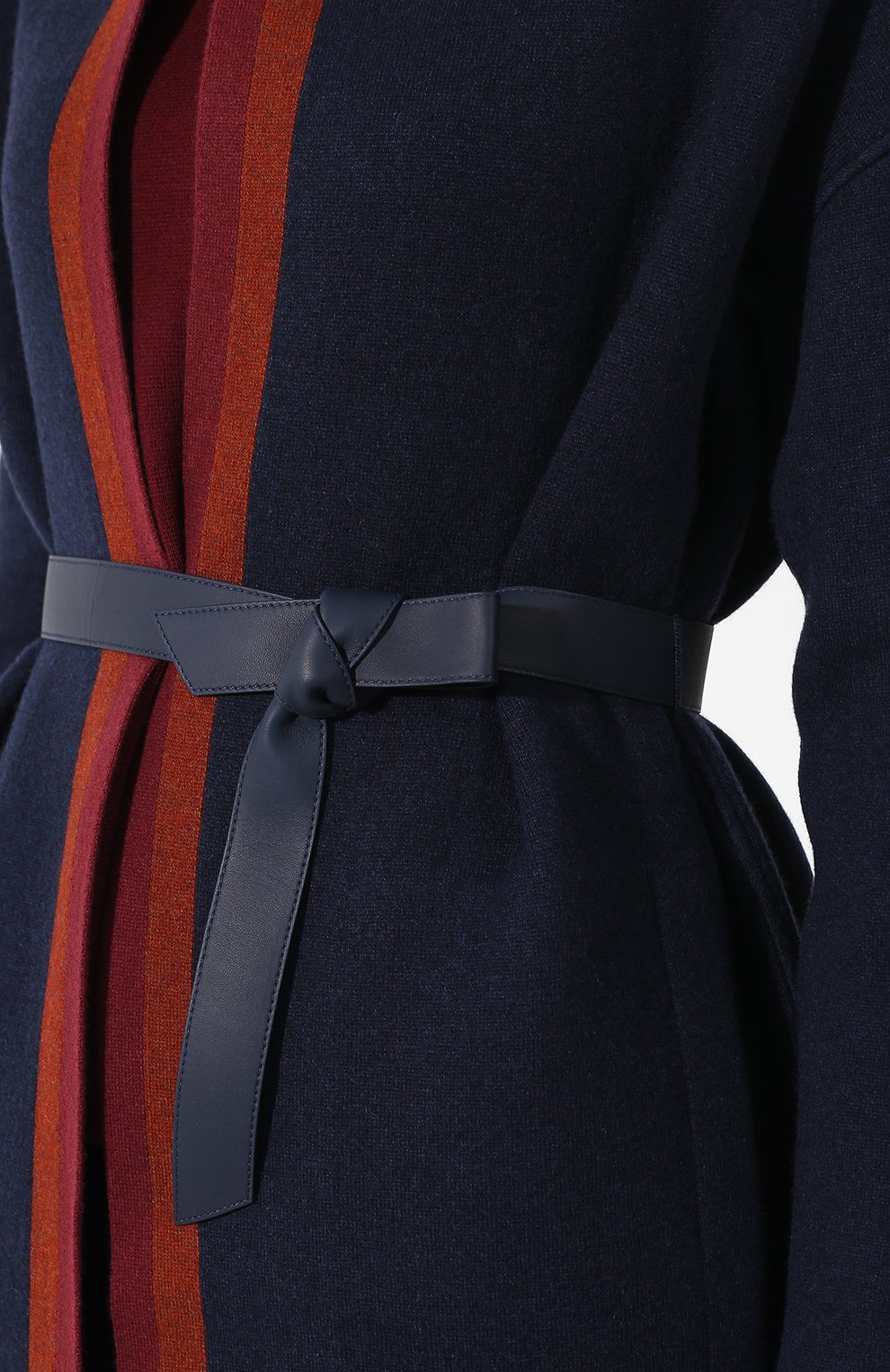 Кашемировое пальто с кожаным поясом LORO PIANA, арт. FAI2585, фото 5