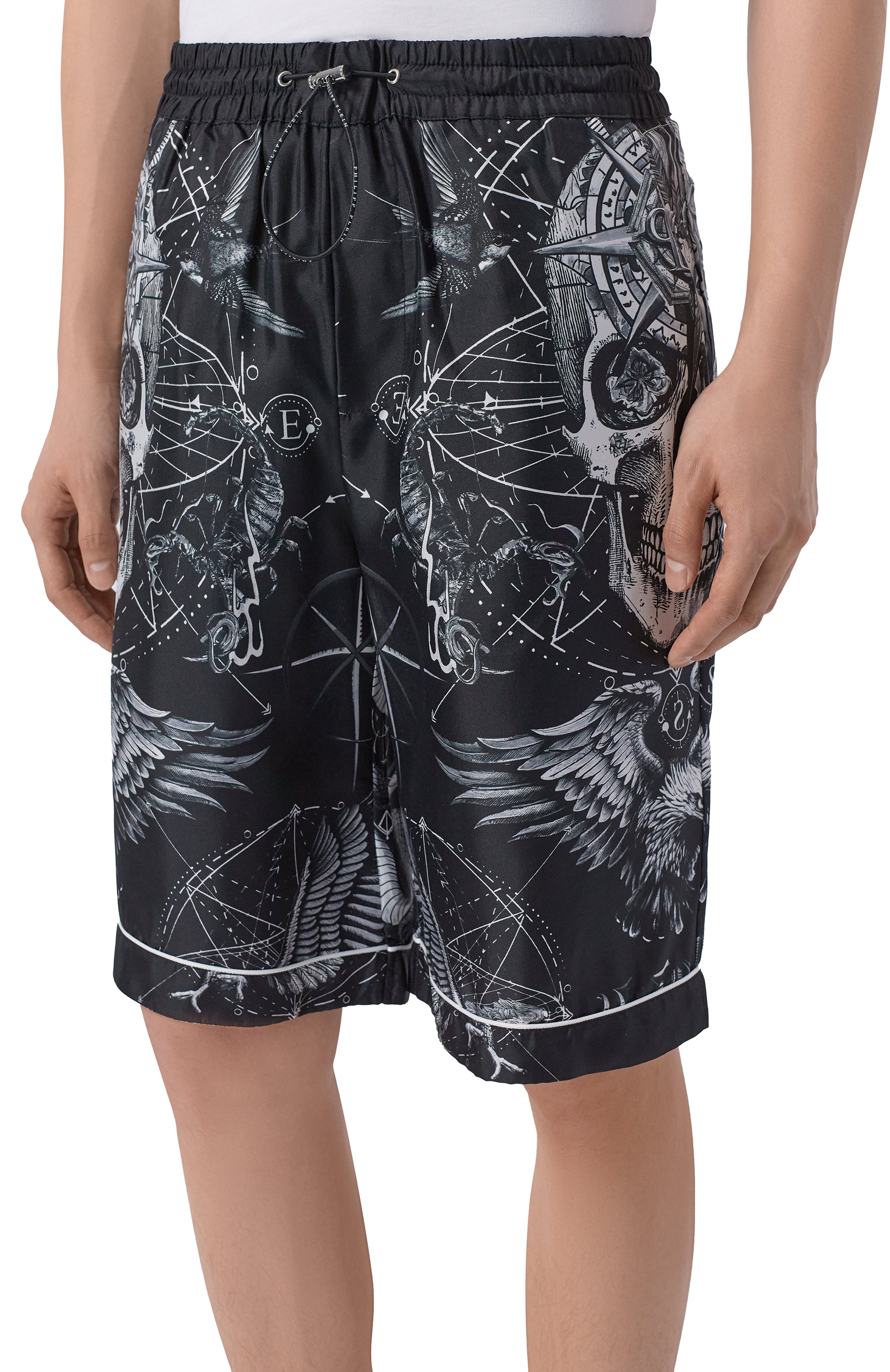 Шелковые шорты PHILIPP PLEIN, арт. SAFC MRT1638 PTE104N, фото 3