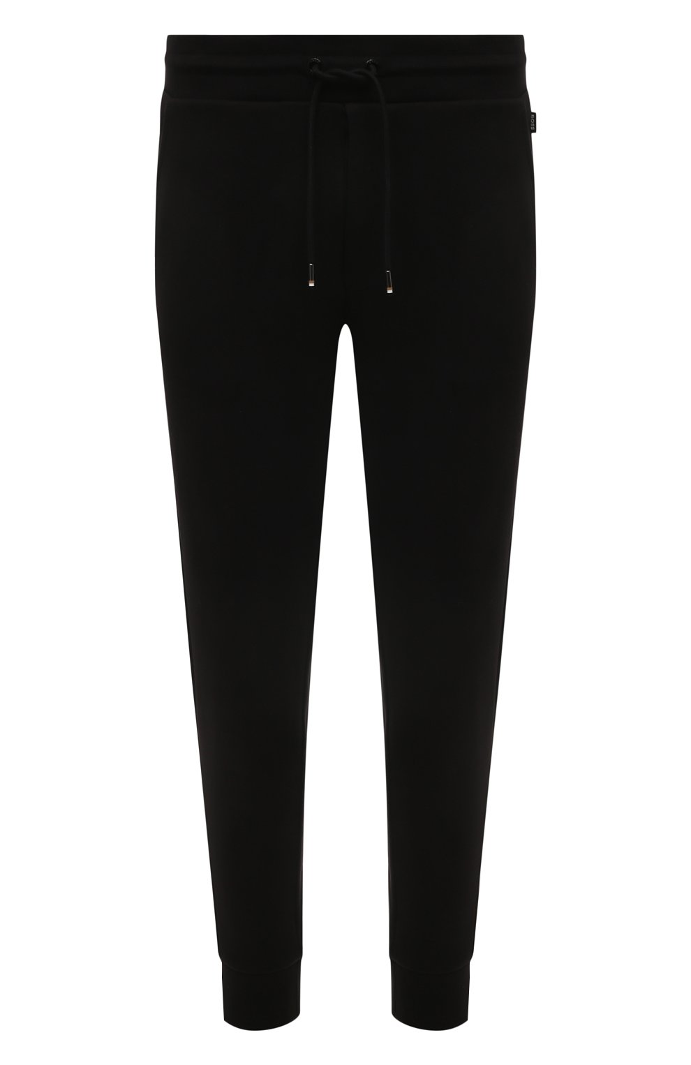 Хлопковые джоггеры BOSS черного цвета по цене 18600 руб., арт. 50471958, фото 1 Хлопковые джоггеры BOSS, арт. 50471958, фото 1