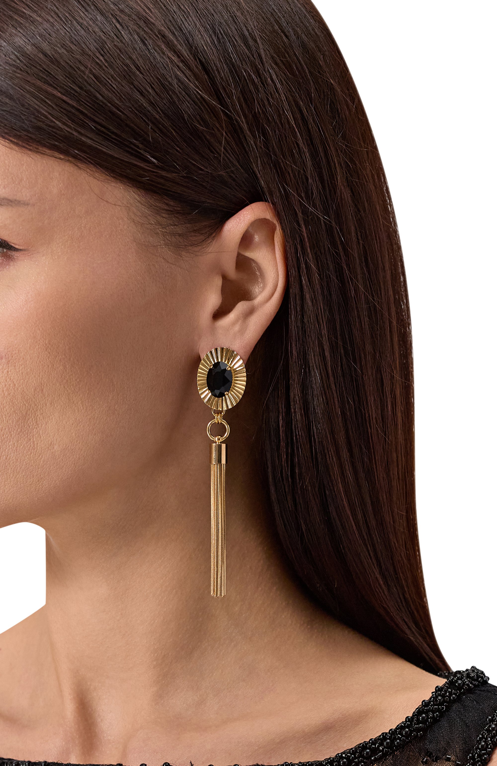 Серьги ANTON HEUNIS золотого цвета по цене 15950 руб., арт. BCK3.25, фото 2 Серьги ANTON HEUNIS, арт. BCK3.25, фото 2