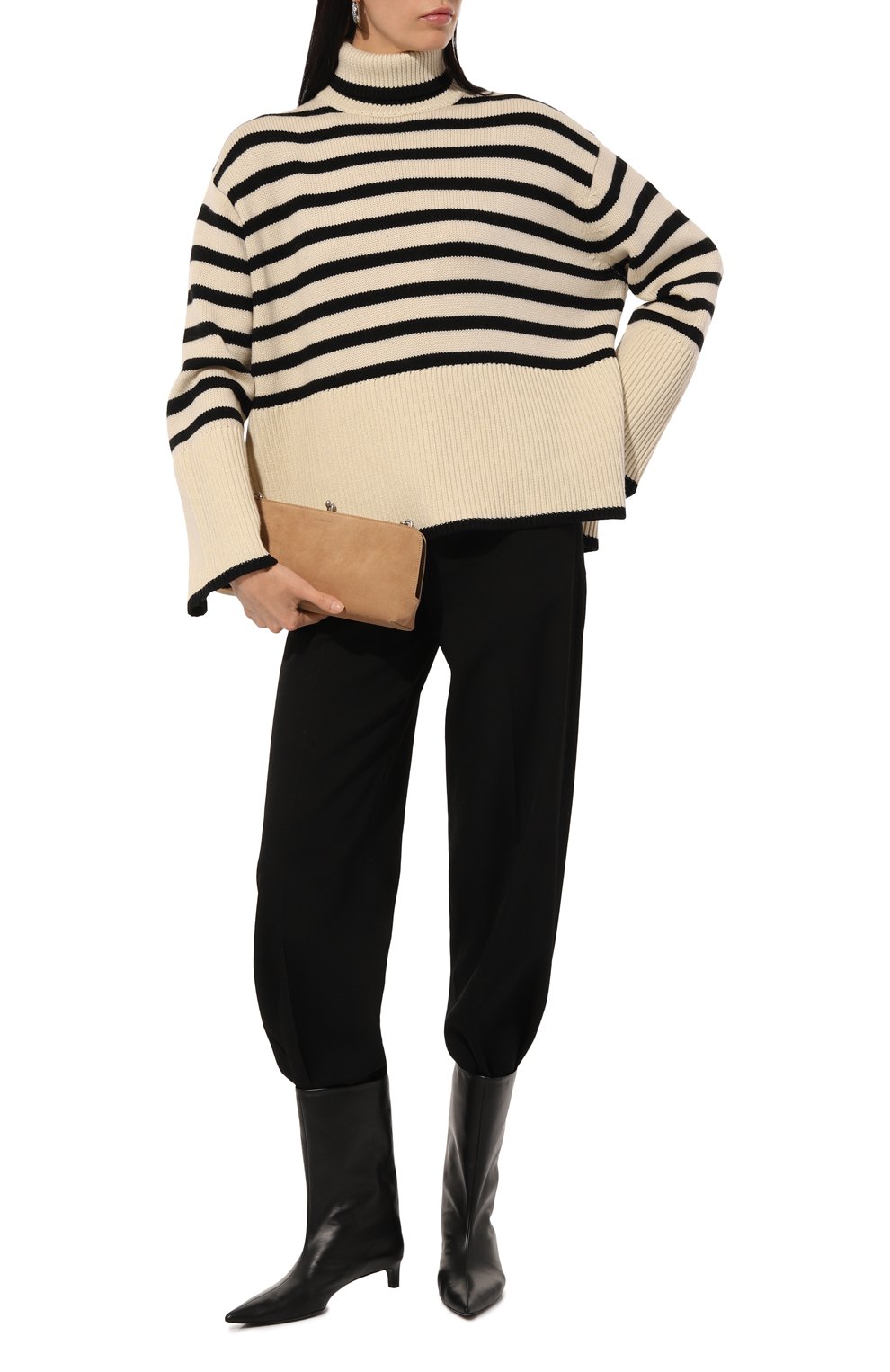 Сумка goji small JIL SANDER бежевого цвета по цене 255500 руб., арт. J07WD0087-P7091, фото 7 Сумка goji small JIL SANDER, арт. J07WD0087-P7091, фото 7