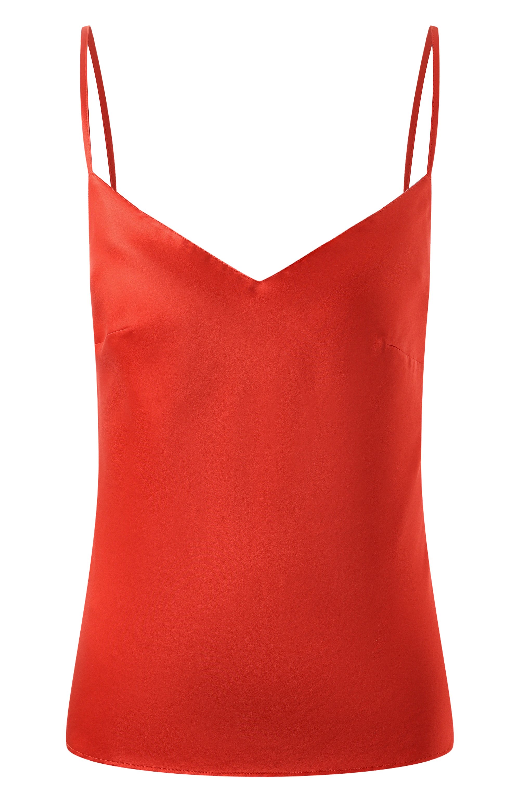 Шелковый топ MARJOLAINE оранжевого цвета по цене 26940 руб., арт. 3TRA4001, фото 1 Шелковый топ MARJOLAINE, арт. 3TRA4001, фото 1