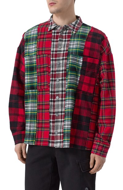 Хлопковая рубашка DIEGO VENTURINO, арт. DVCMC0TRTMIX, фото 3