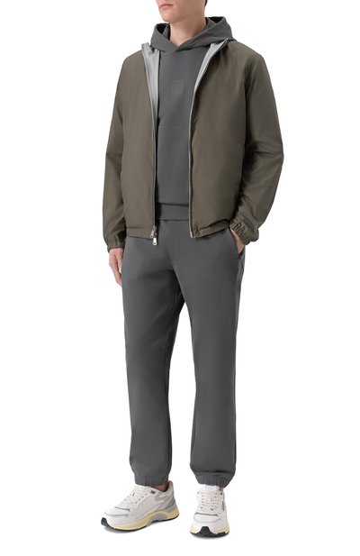 Хлопковые джоггеры C.P. COMPANY, арт. 20CLSP011A/006452W, фото 2