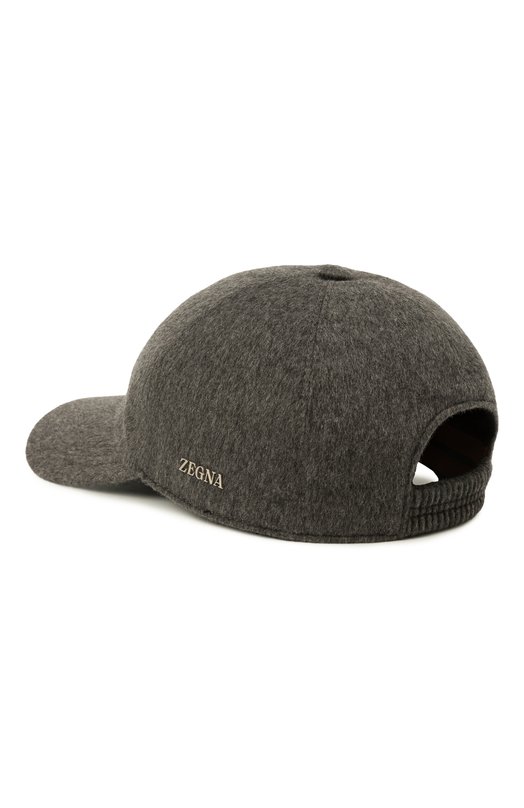 Кашемировая бейсболка Zegna B8D/Z8I09HA8 Серый  B8D/Z8I09HA8 Фото 3