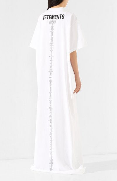 Платье-макси star wars x vetements VETEMENTS, арт. WSW21DR037 1600/WHITE, фото 4