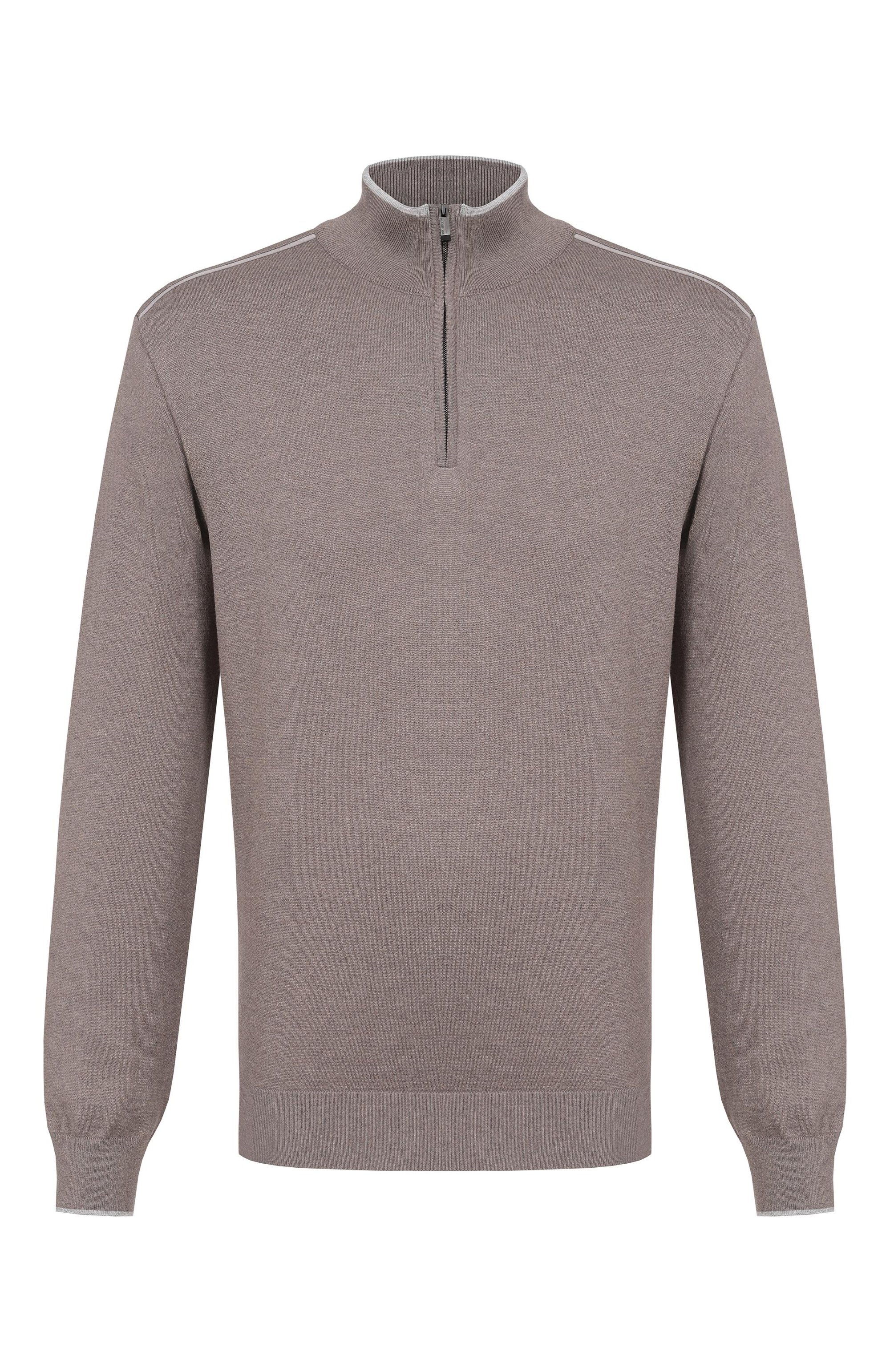 Джемпер из шелка и хлопка PAUL&SHARK хаки цвета по цене 86300 руб., арт. 26411637_001, фото 1 Джемпер из шелка и хлопка PAUL&SHARK, арт. 26411637_001, фото 1