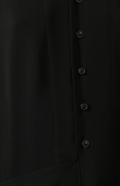 Платье YOHJI YAMAMOTO черного цвета по цене 79800 руб., арт. FJ-D51-200, фото 5 Платье YOHJI YAMAMOTO, арт. FJ-D51-200, фото 5