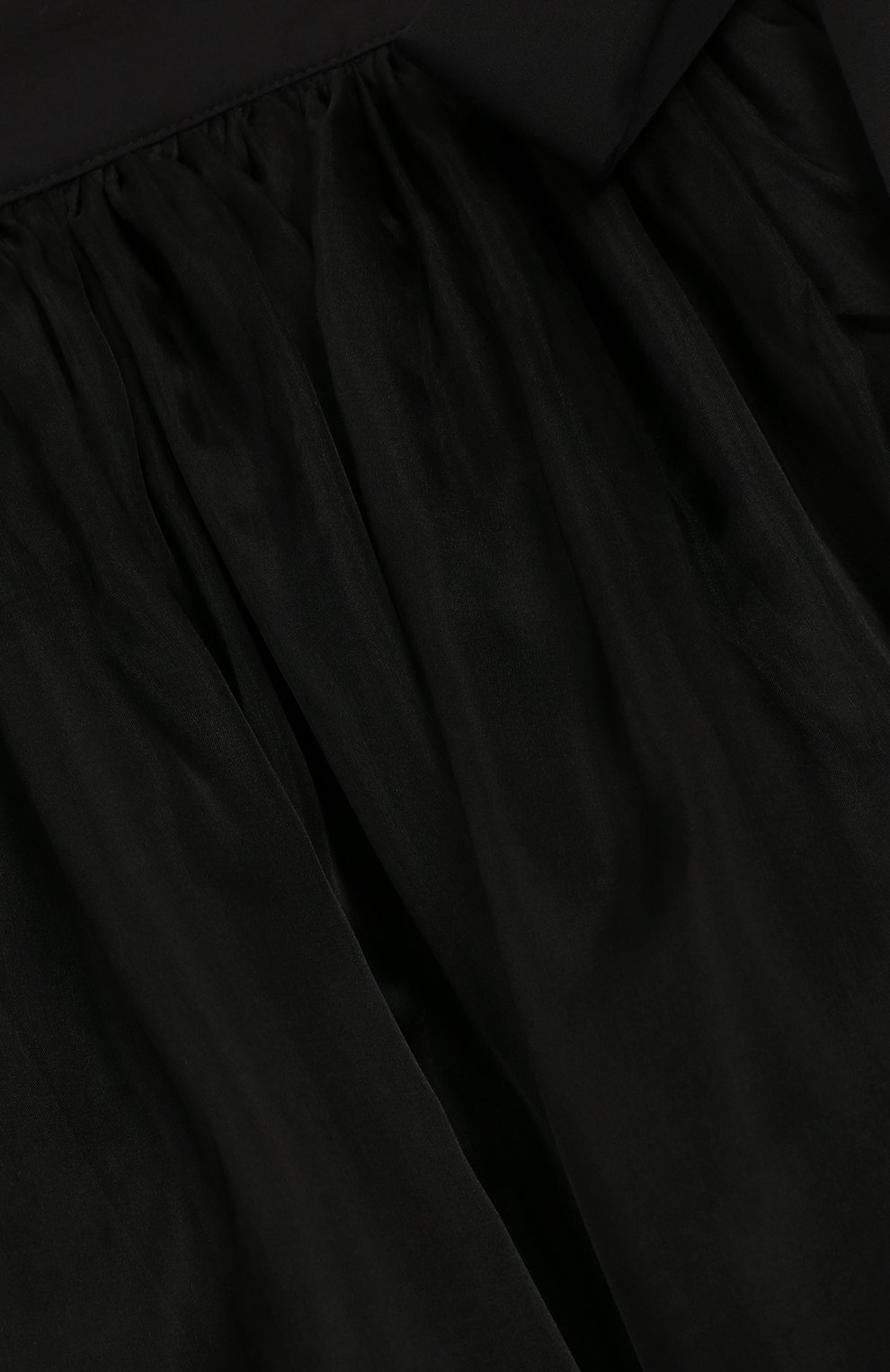 Шелковая юбка UNLABEL черного цвета по цене 25300 руб., арт. G0U-1/19-IL203/12A-16A, фото 3 Шелковая юбка UNLABEL, арт. G0U-1/19-IL203/12A-16A, фото 3
