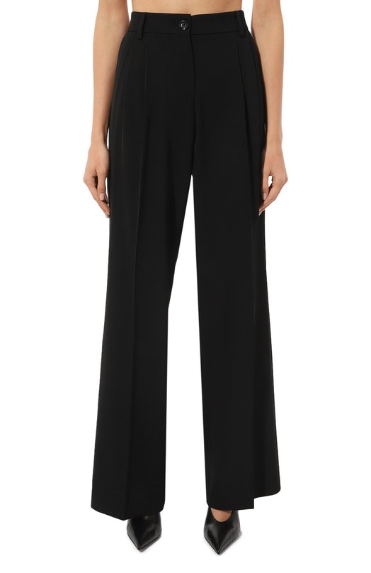 Шерстяные брюки Dolce & Gabbana FTC17T/FUBGB Чёрный  FTC17T/FUBGB Фото 3