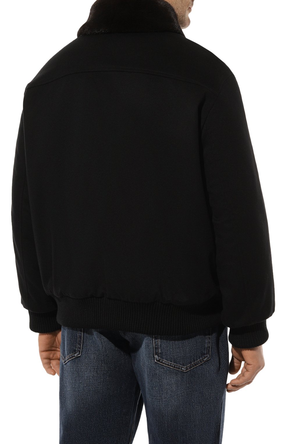 Кашемировый бомбер с воротником из норки VICTORIA KUSENKOVA, арт. 779110249648, фото 4