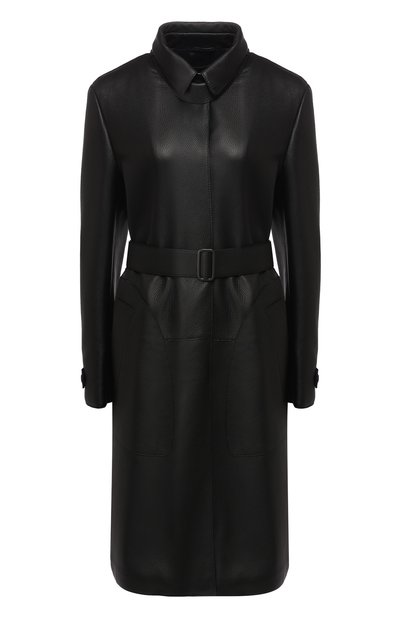 Женское кожаное пальто с поясом BOTTEGA VENETA, арт. 513829/V0K91