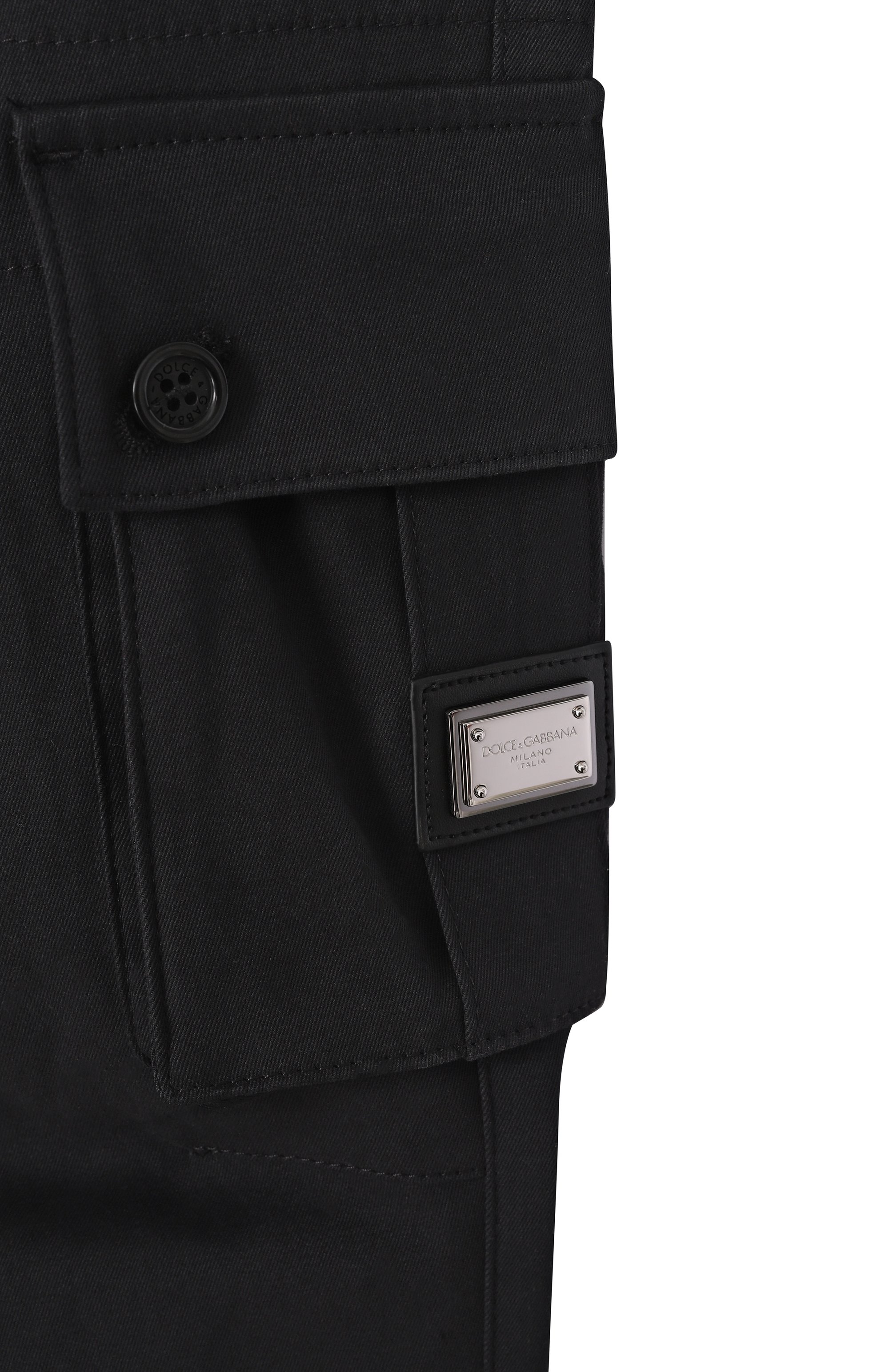 Хлопковые джоггеры DOLCE & GABBANA, арт. L45P22/FUFJH, фото 3