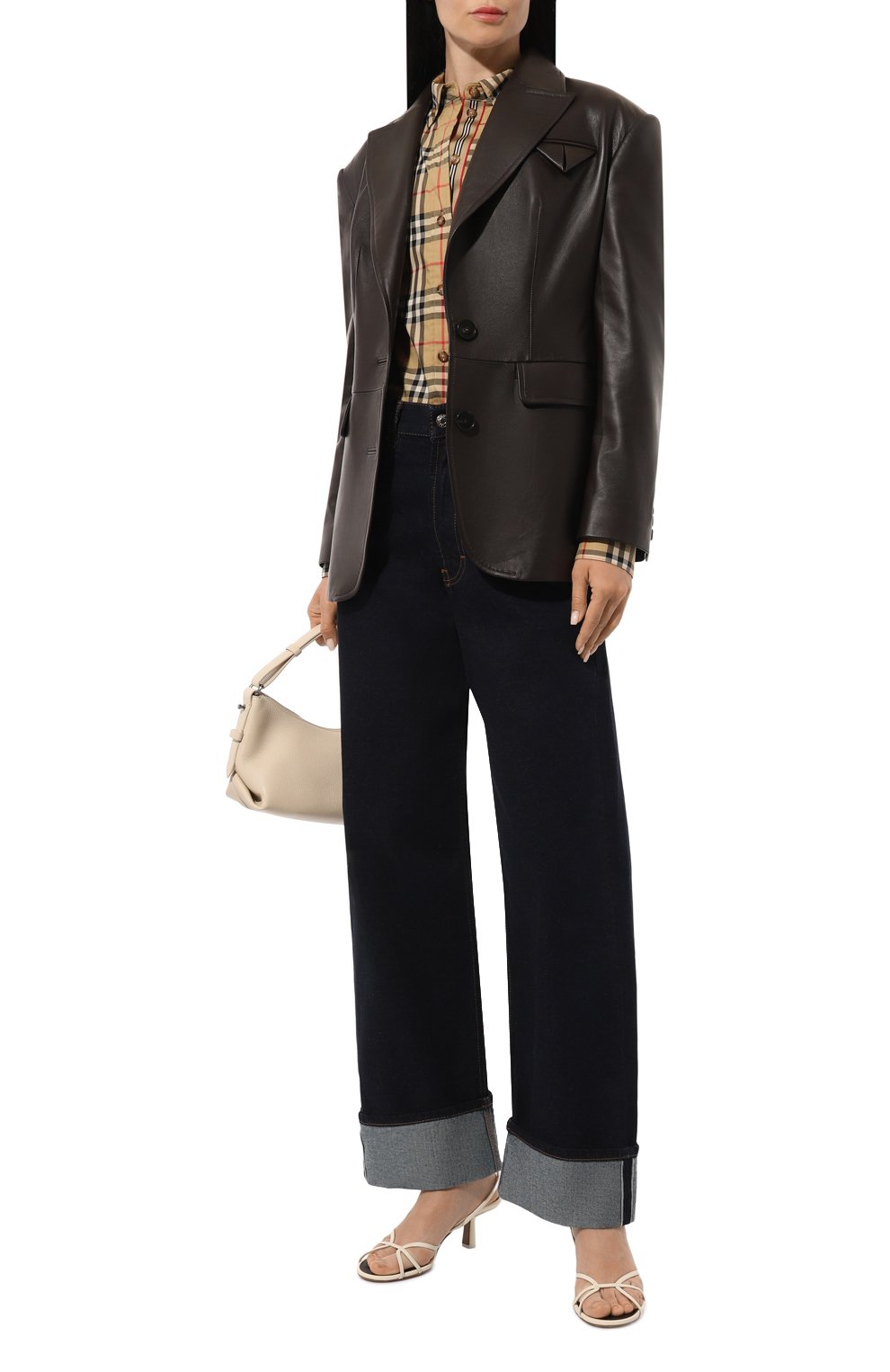 Хлопковая рубашка BURBERRY, арт. 8083149, фото 2