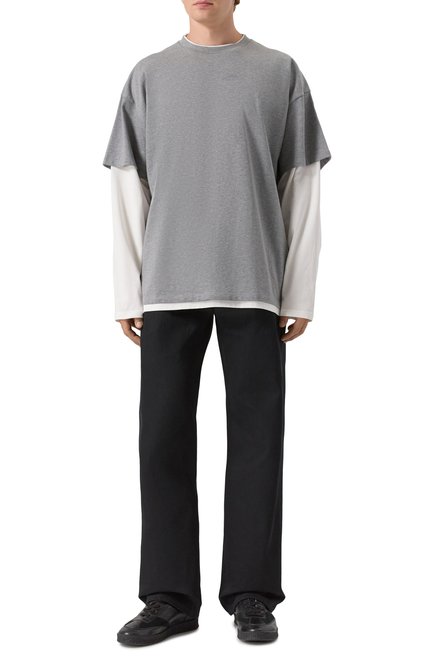 Мужская хлопковый лонгслив JIL SANDER, арт. J61GC0001/J20332