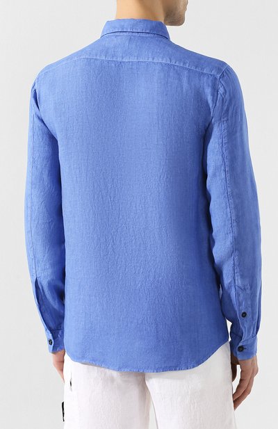 Льняная рубашка  STONE ISLAND, арт. 701511201, фото 4