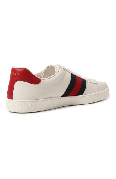 Кожаные кеды ace GUCCI, арт. 630610 1XG60, фото 5