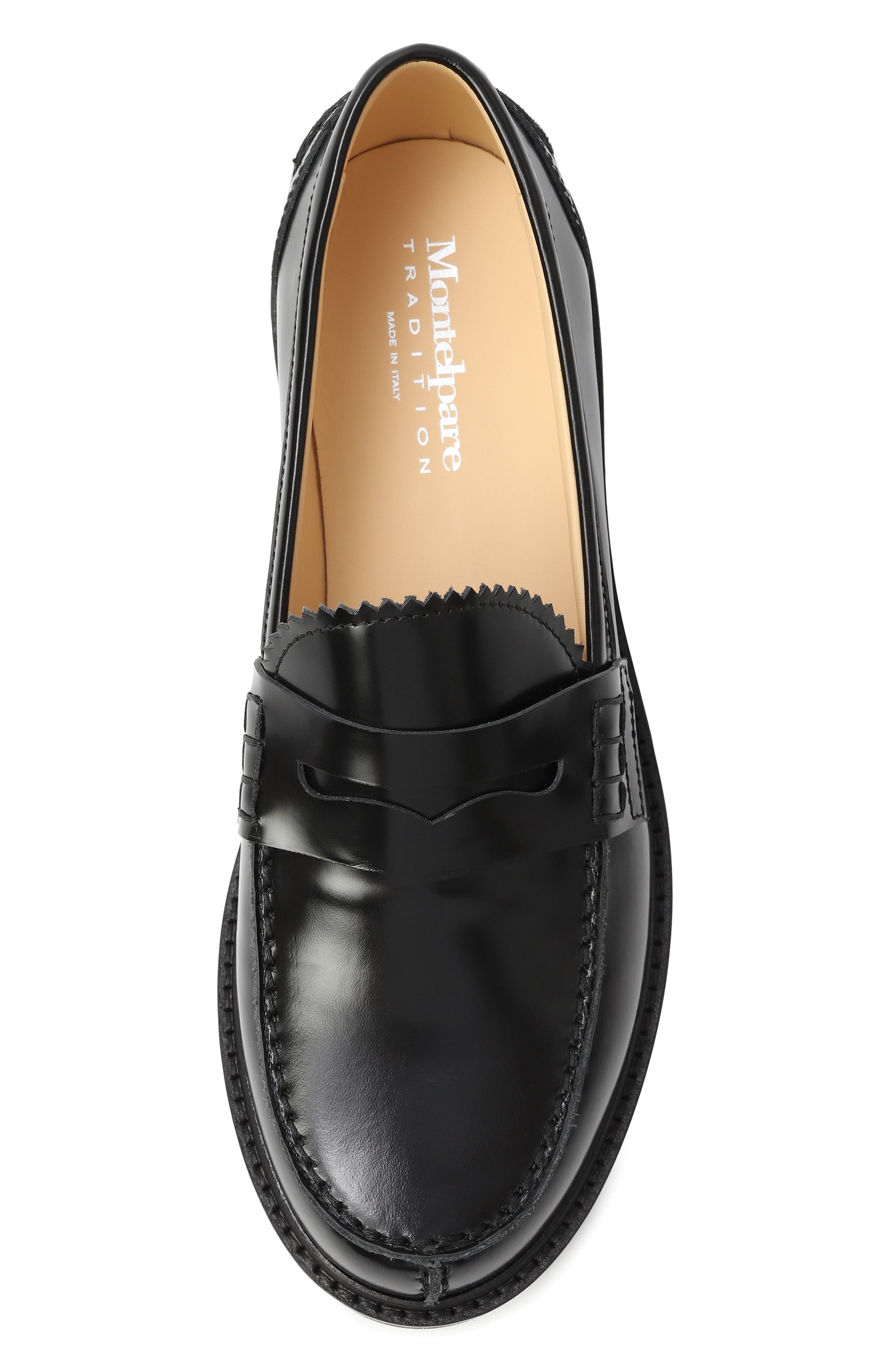 Кожаные пенни-лоферы MONTELPARE TRADITION, арт. MT19801/36-40, фото 4