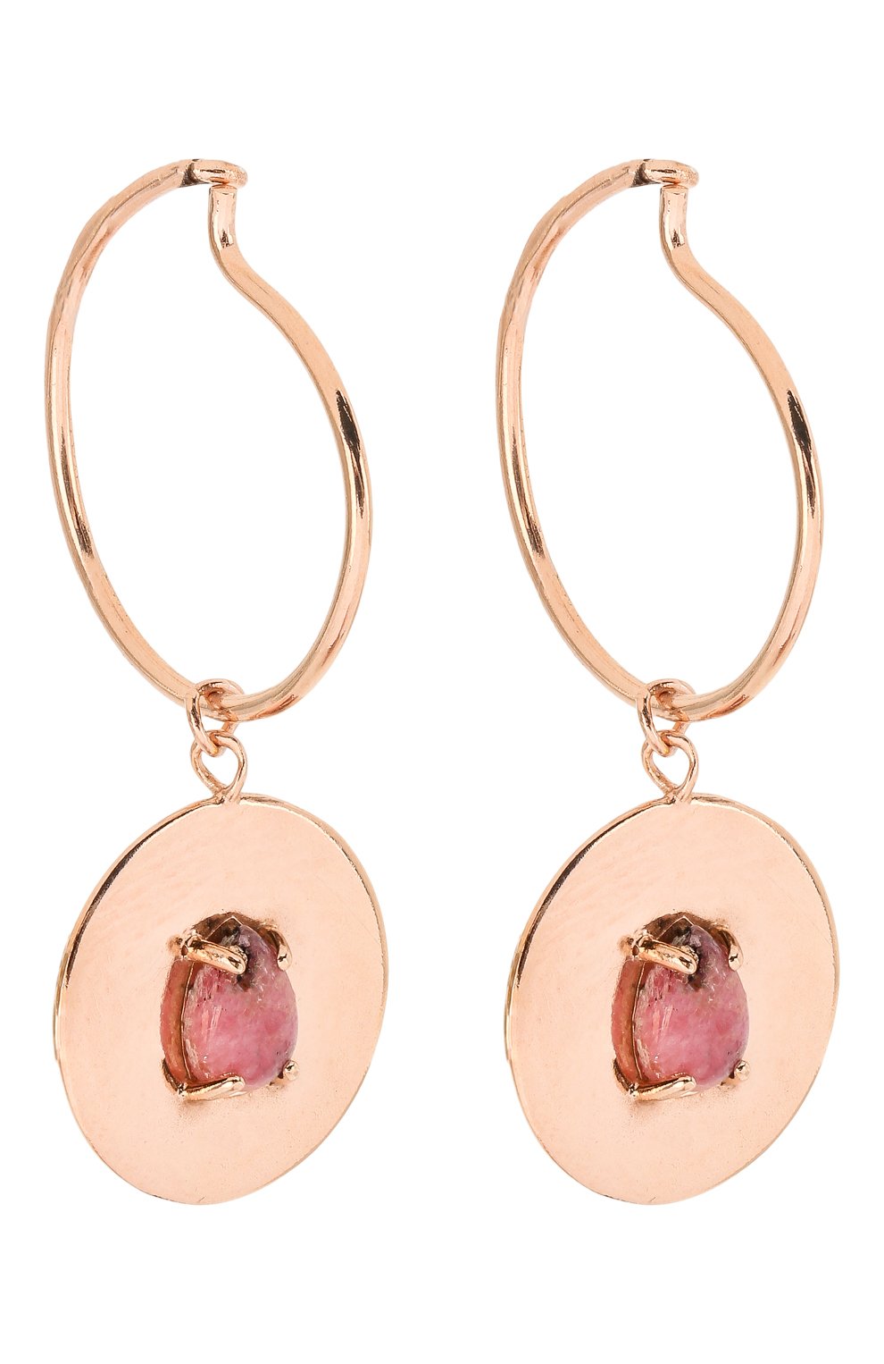 Серьги с родонитом: близнецы MOONKA, арт. in-er-rdn, фото 3