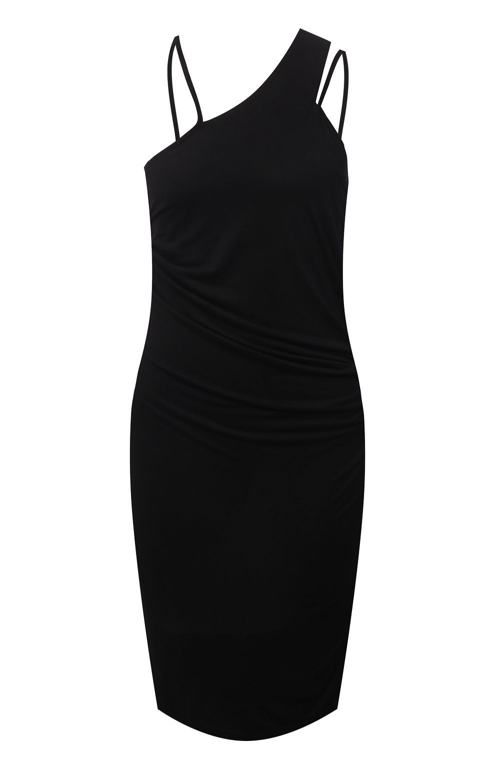 Платье из вискозы HELMUT LANG черного цвета по цене 36250 руб., арт. L04HW601, фото 1 Платье из вискозы HELMUT LANG, арт. L04HW601, фото 1