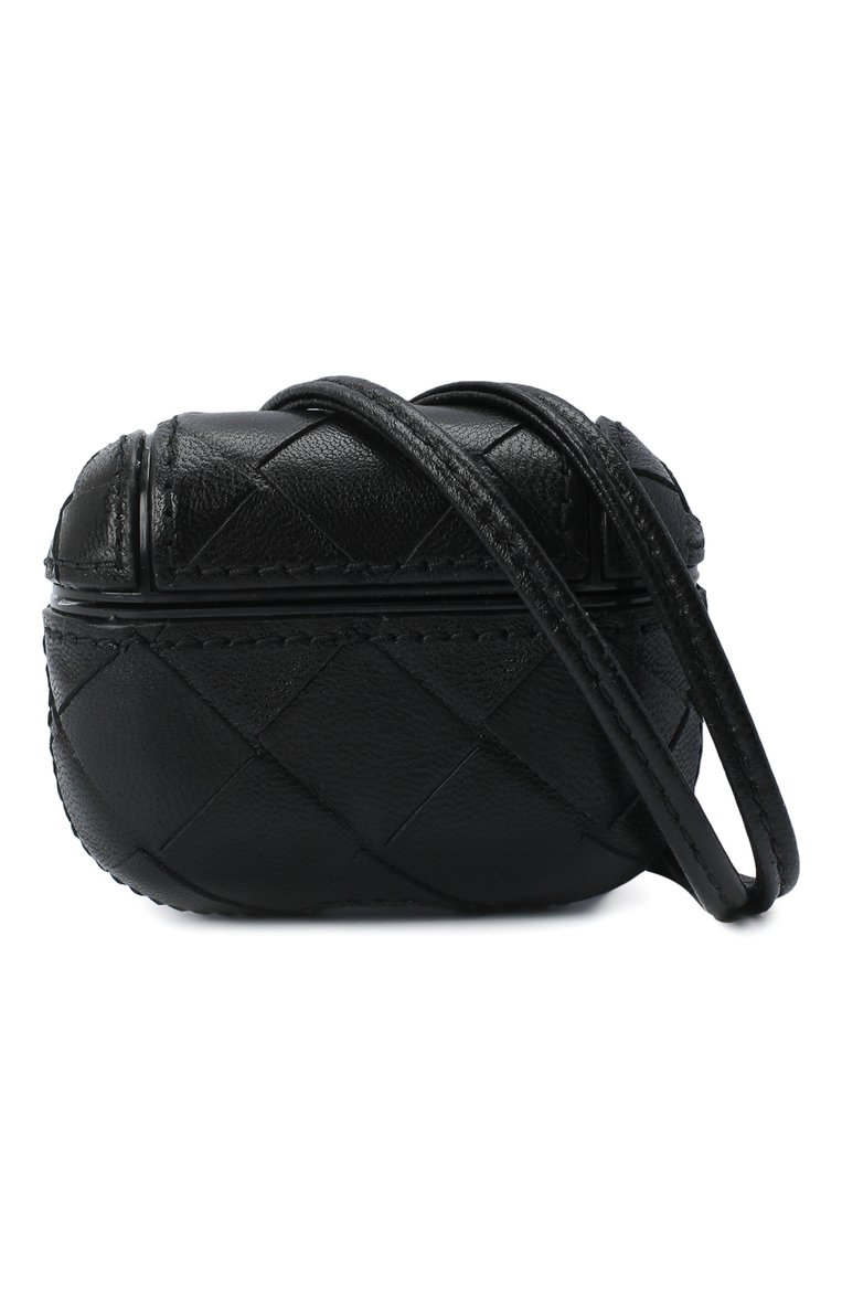 Чехол для airpods pro BOTTEGA VENETA черного цвета, арт. 630309/VCPP0 | Фото 4 (Женское Кросс-КТ: Кожа AirPods; Региональные ограничения белый список (Axapta Mercury): RU, Не проставлено; Нос: Не проставлено)