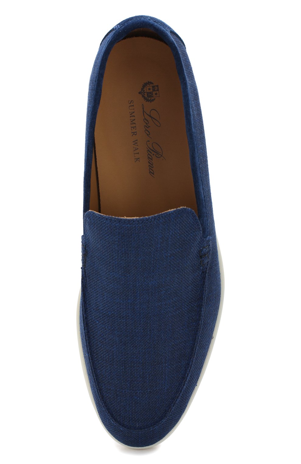 Текстильные лоферы summer walk LORO PIANA, арт. FAI4871, фото 5