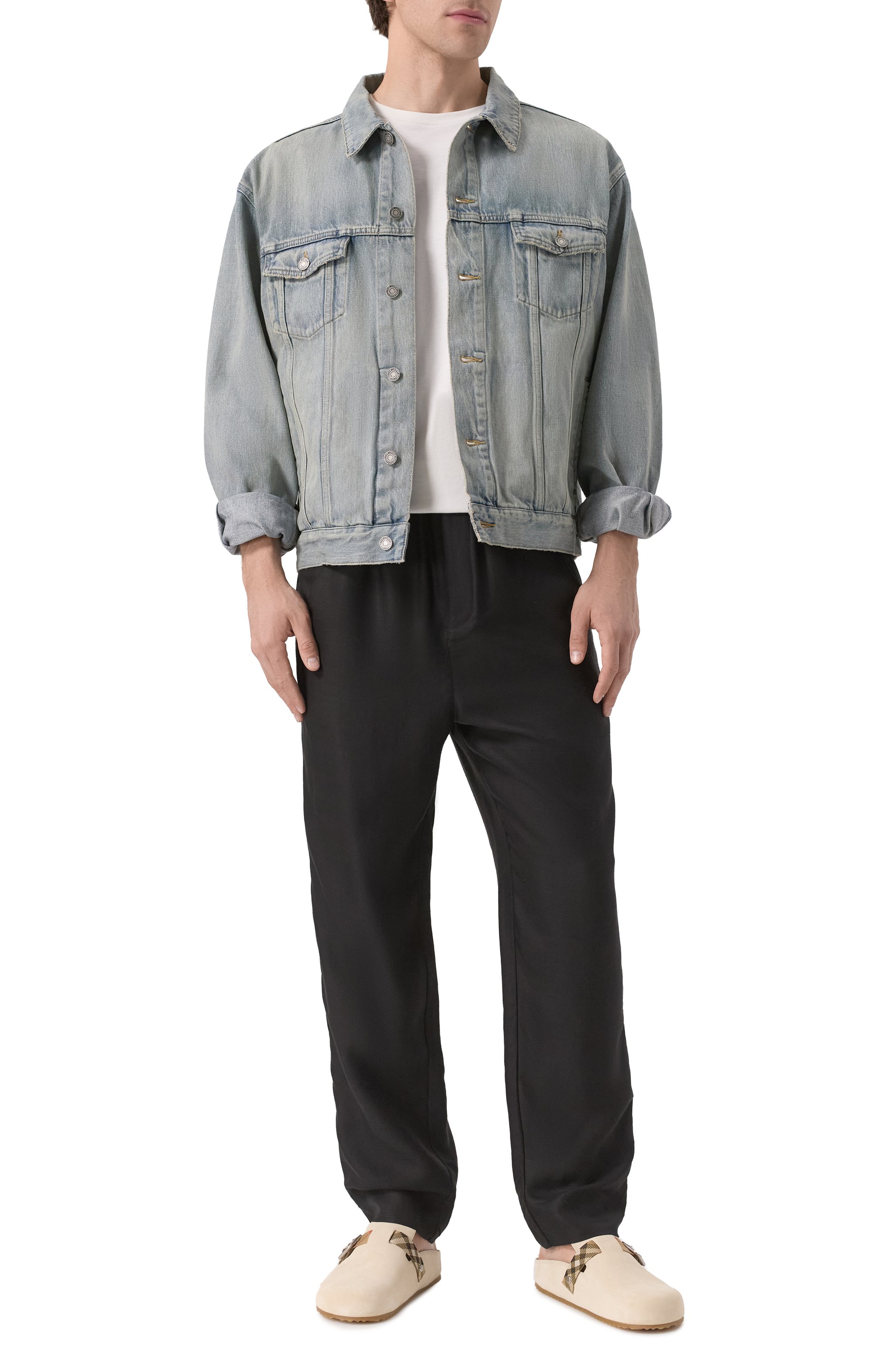 Замшевые сабо urchin BURBERRY, арт. 8106057, фото 2