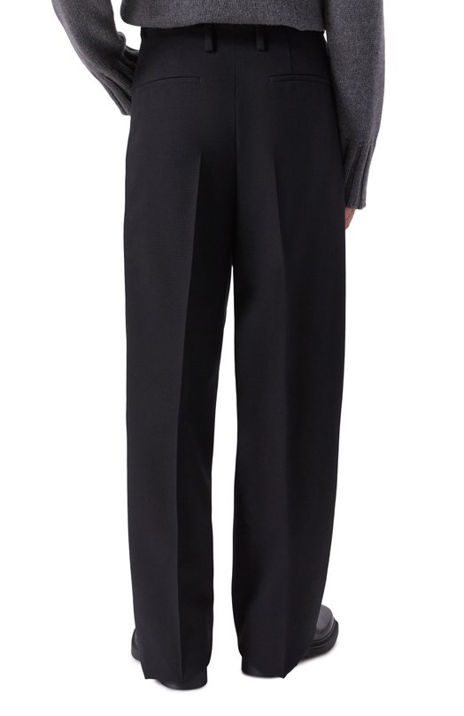 Шерстяные брюки Jil Sander J21KA0280/J41557 Чёрный  J21KA0280/J41557 Фото 4