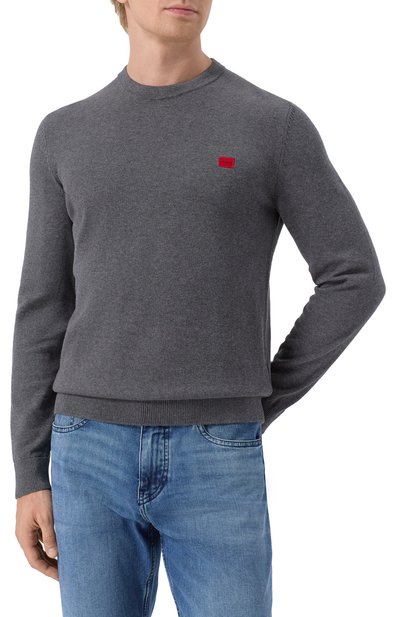 Хлопковый джемпер HUGO, арт. 50475083, фото 3