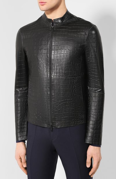 Кожаная куртка EMPORIO ARMANI, арт. 21B21P/21P21, фото 3