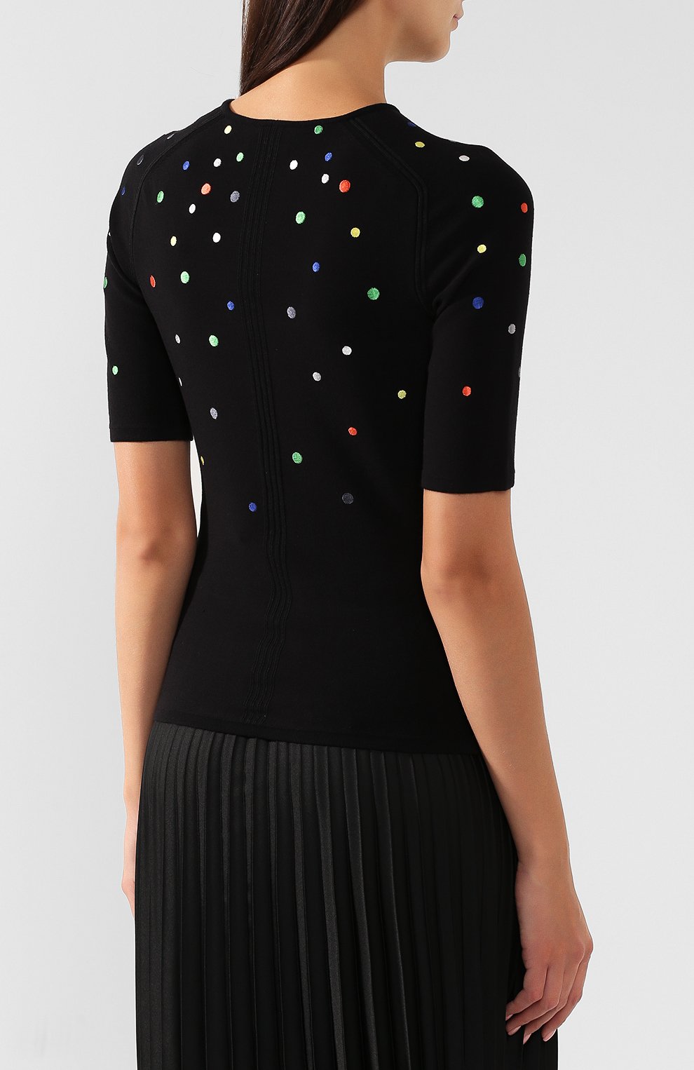 Топ GIORGIO ARMANI черного цвета по цене 106500 руб., арт. 6GAM03/AM10Z, фото 4 Топ GIORGIO ARMANI, арт. 6GAM03/AM10Z, фото 4