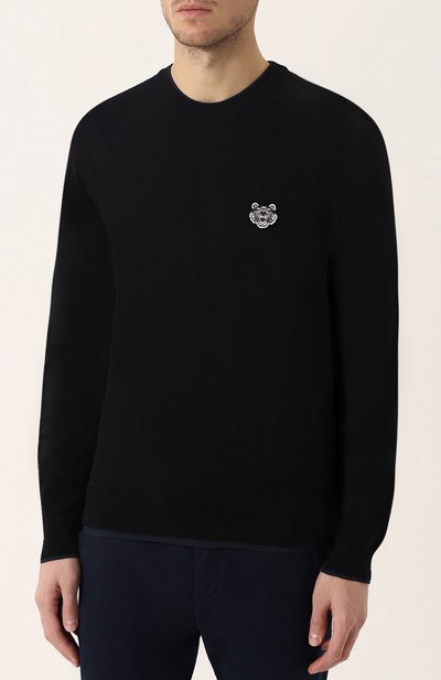 Хлопковый джемпер  KENZO, арт. 5PU2023AB, фото 3
