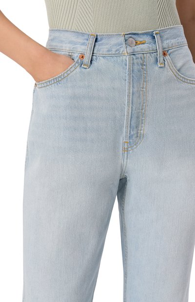 Джинсы 90s RE/DONE голубого цвета по цене 49450 руб., арт. 168-03W90HRL0, фото 5 Джинсы 90s RE/DONE, арт. 168-03W90HRL0, фото 5