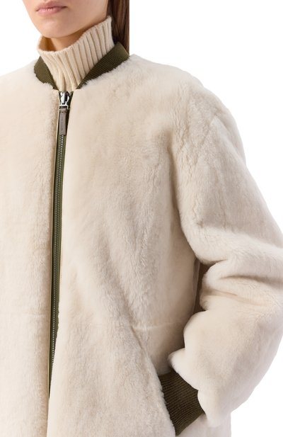 Двусторонний бомбер из овчины YVES SALOMON, арт. M04080/M05X, фото 5