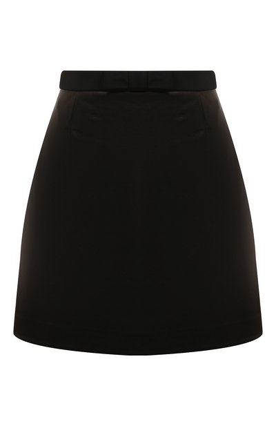Женская кожаная юбка MIU MIU, арт. MPD657-038-F0002