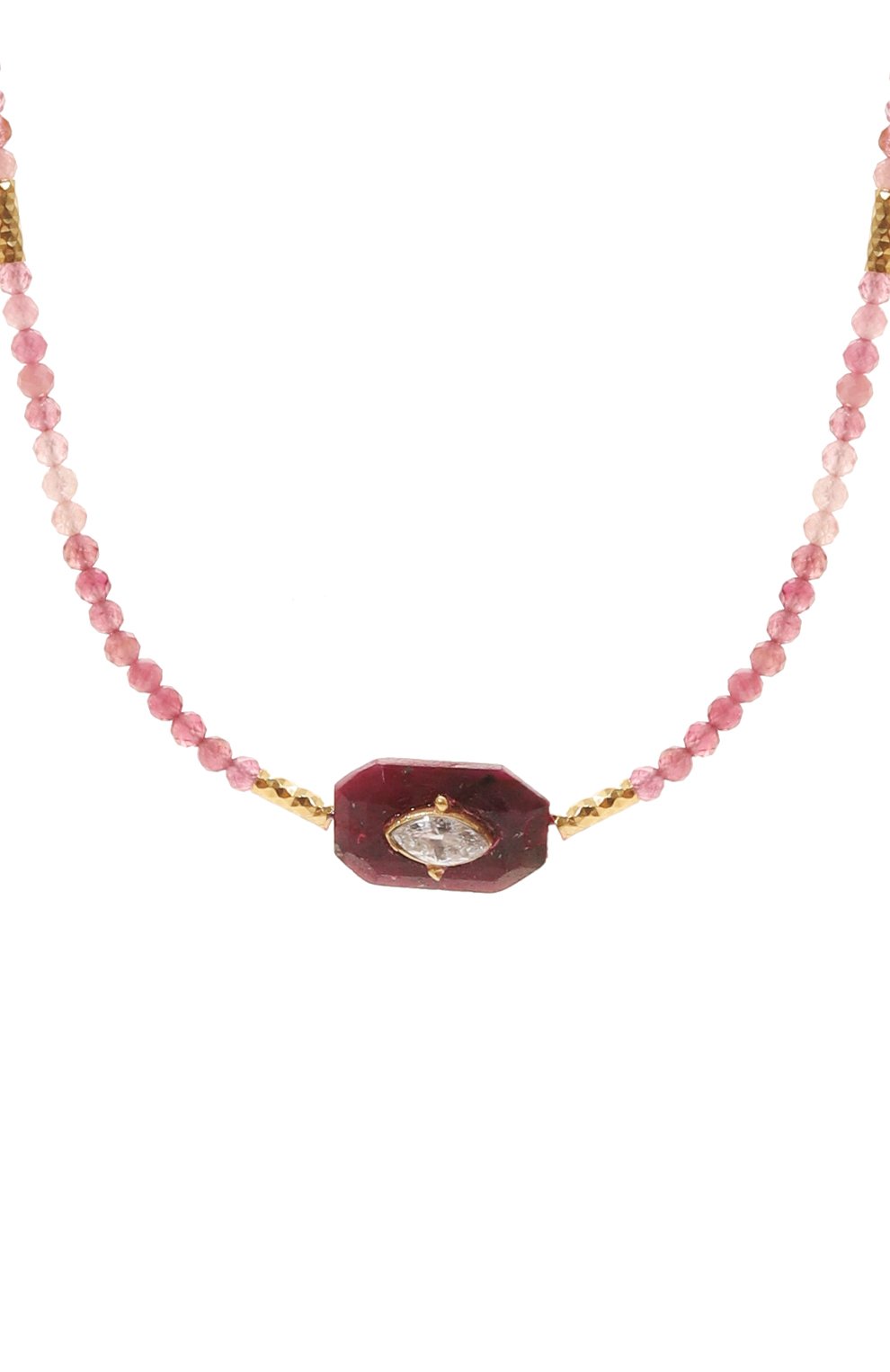 Колье HANKA_IN, арт. INS-CH-T0UR0-RUB-CZ-1M, фото 3